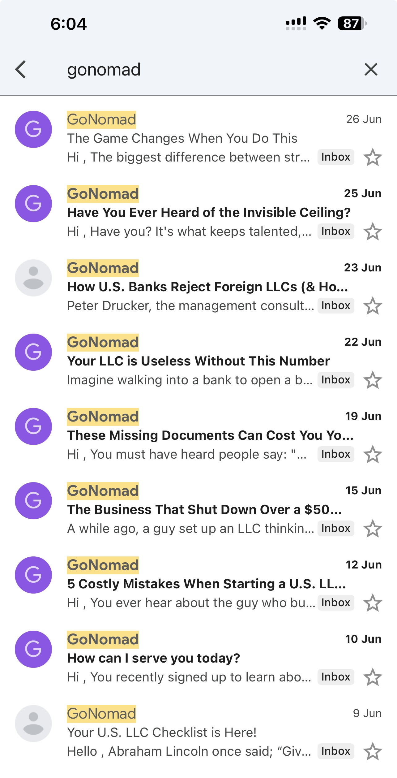 Email campaigns